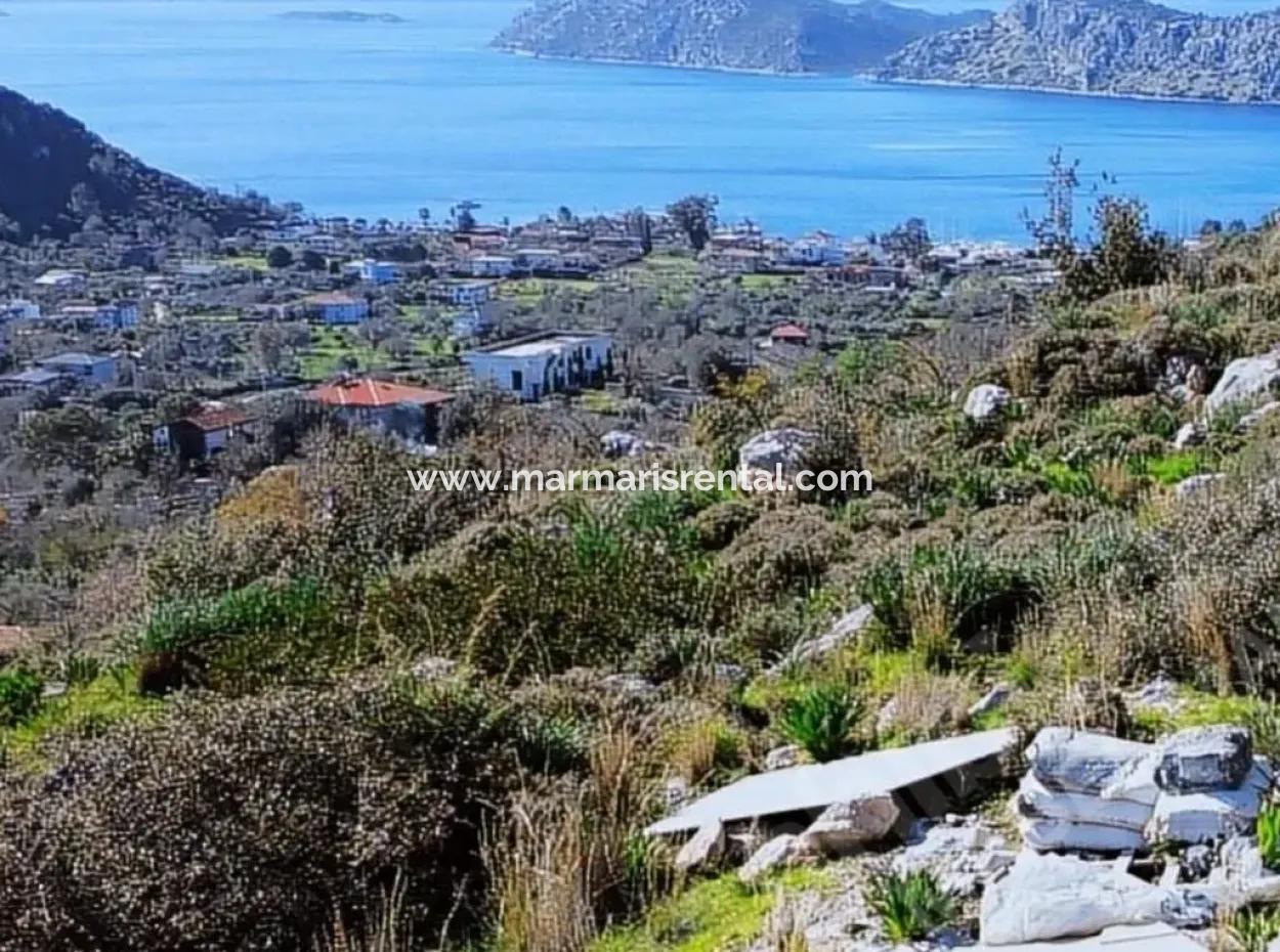 2100M2 Vorgefertigtes Dorfhaus Mit Meerblick Zum Verkauf Im Dorf Söğüt, Marmaris