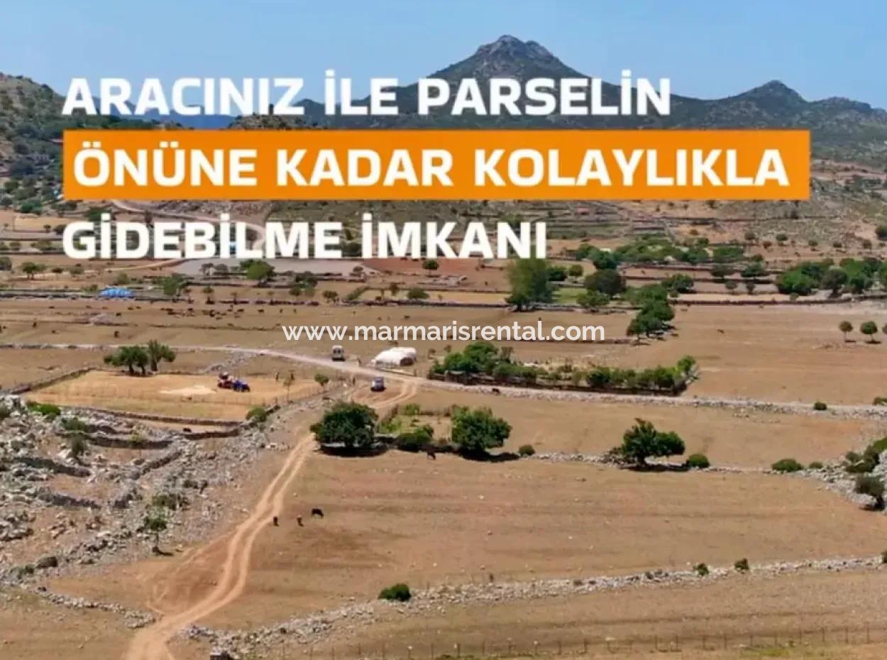 Marmaris Söğüt Köyünde Satılık Denize Yürüme Mesafesinde 350M2 Tarla